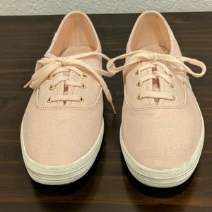 Keds Champion Metallic Sneaker in Rose Gold